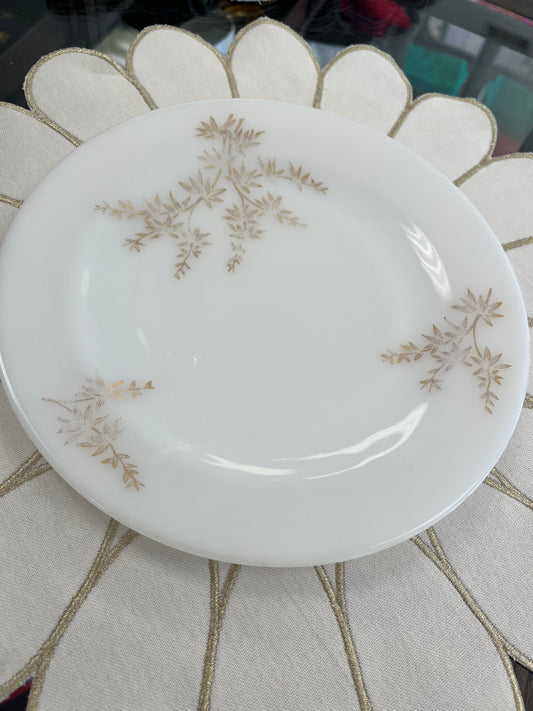 Vintage Bamboo Plate Set