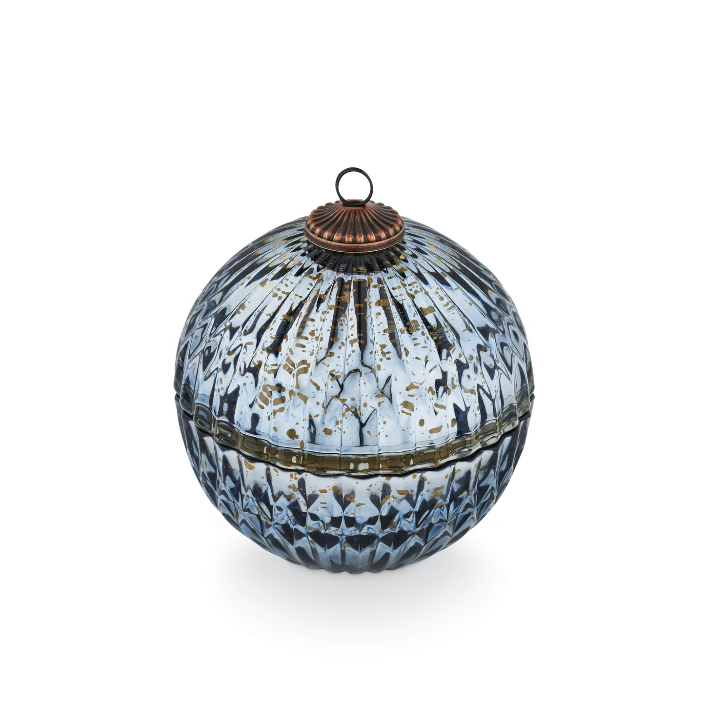 Blue North Sky Mercury Ornament Candle