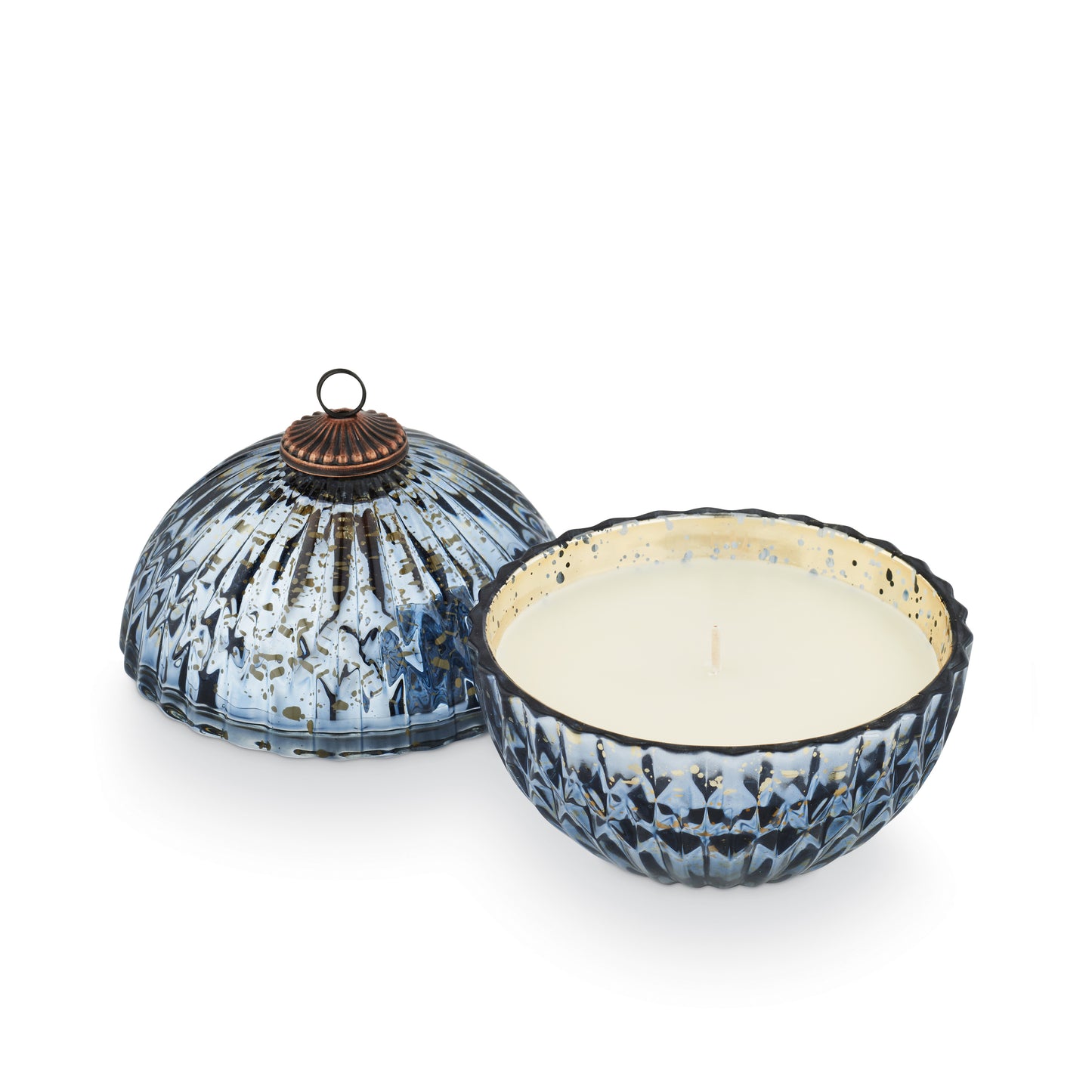 Blue North Sky Mercury Ornament Candle