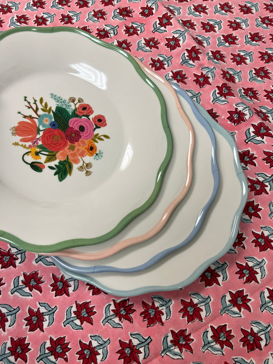 Garden Party Melamine Plates