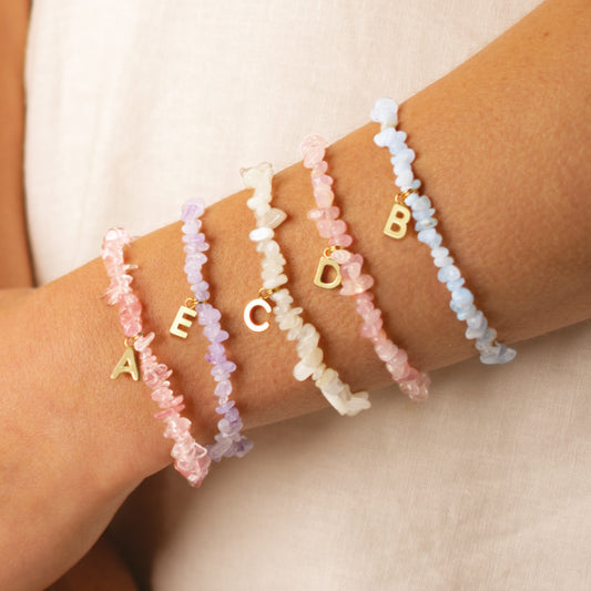 Crystal Alphabet A Little Bracelet