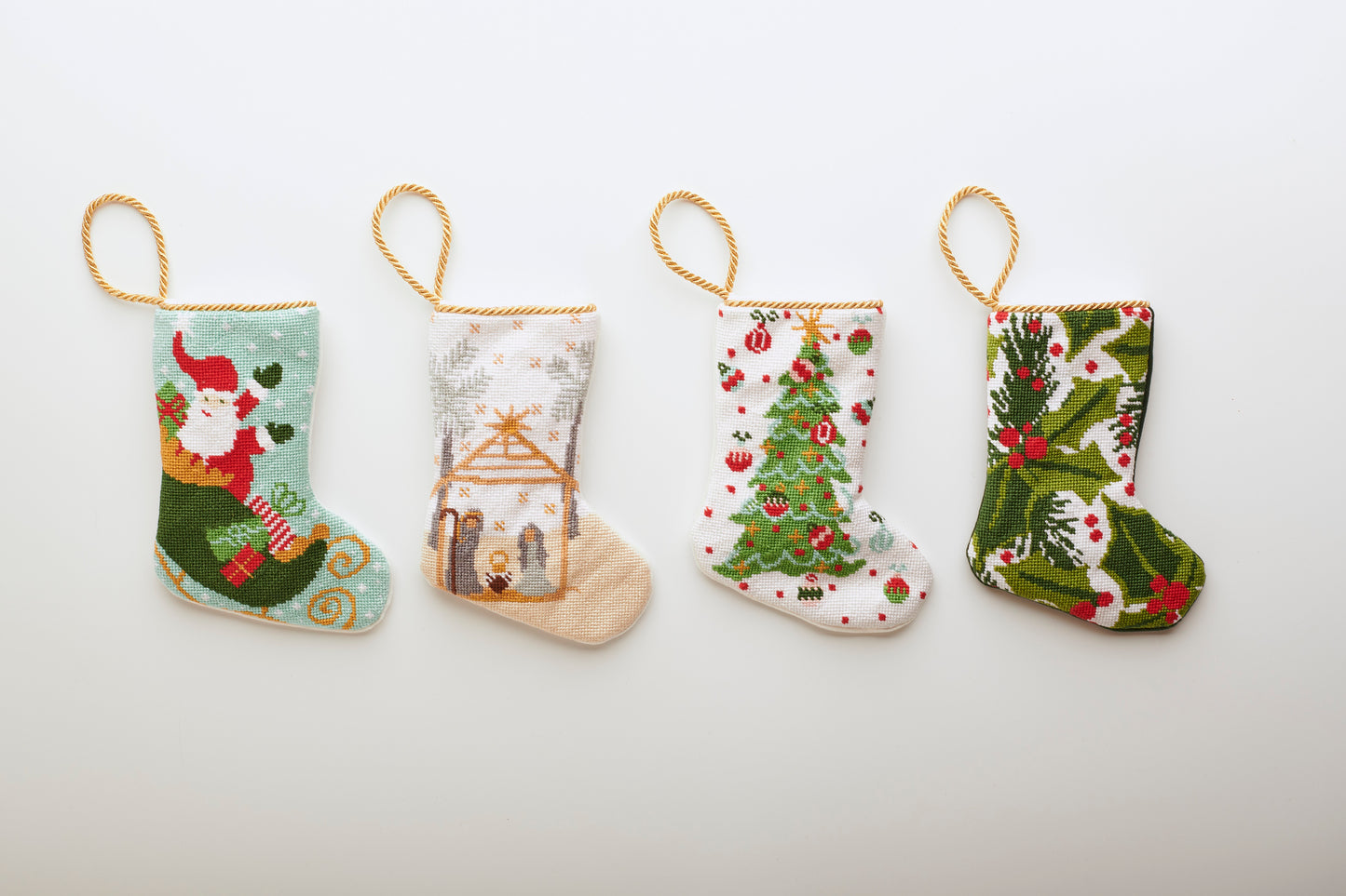 Coton Colors: To All A Good Night Santa Bauble Stocking