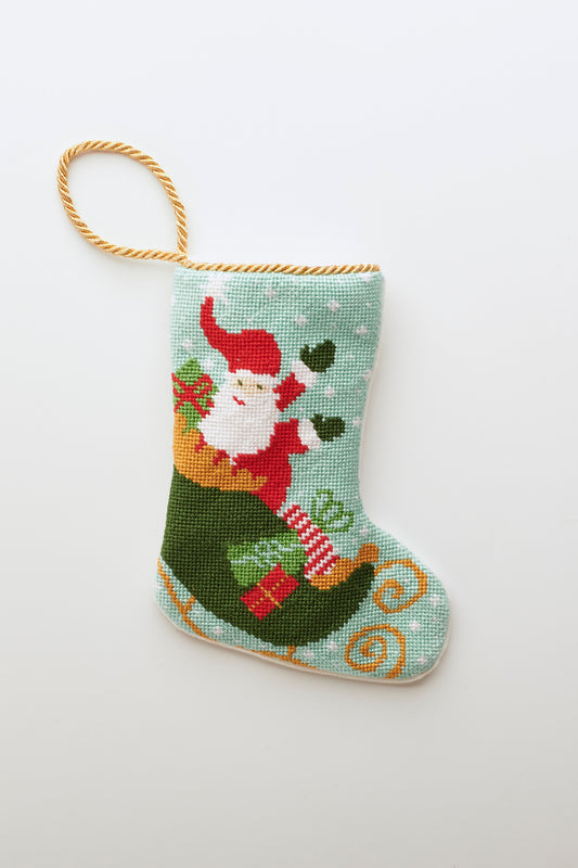 Coton Colors: To All A Good Night Santa Bauble Stocking