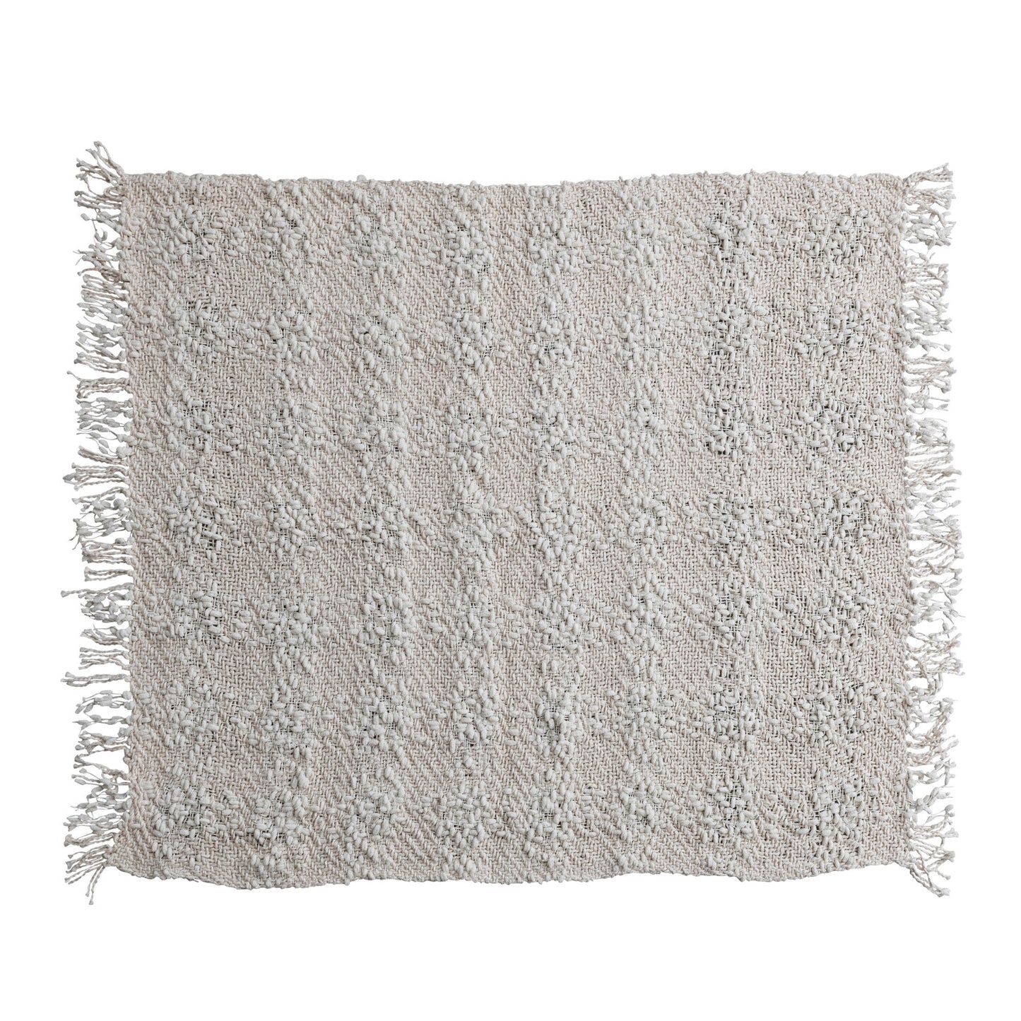 Cable Knit Cotton Throw