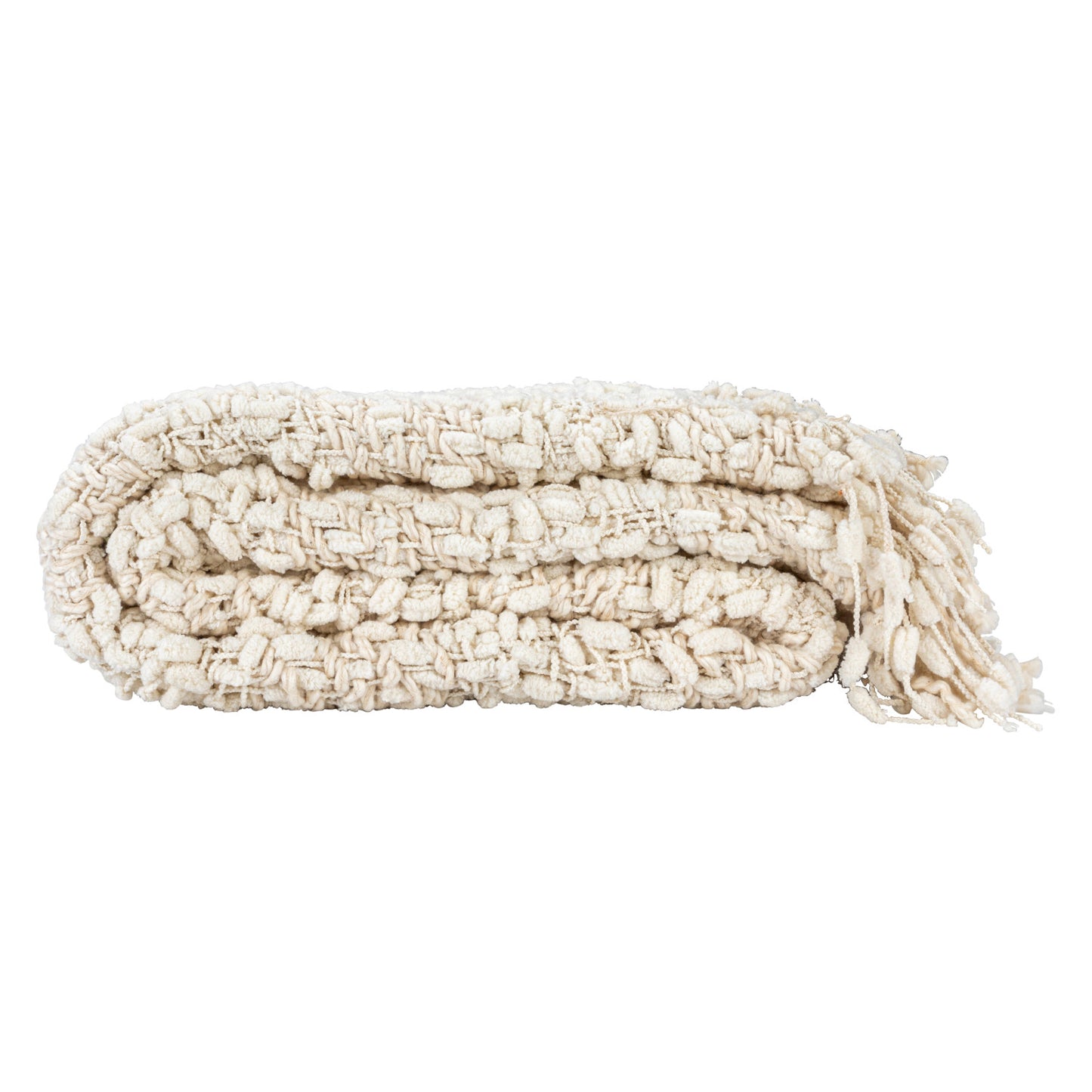 Cable Knit Cotton Throw