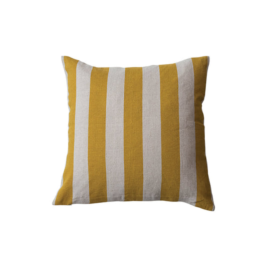 Yellow Striped Pillow
