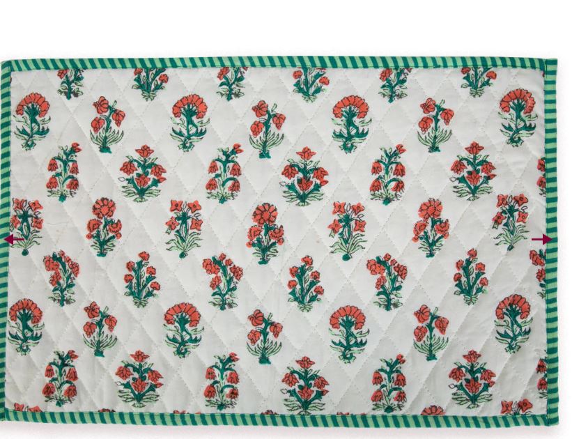 Quilted Placemat Set - Delphi