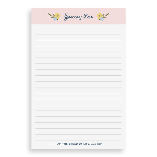 Grocery List Notepad