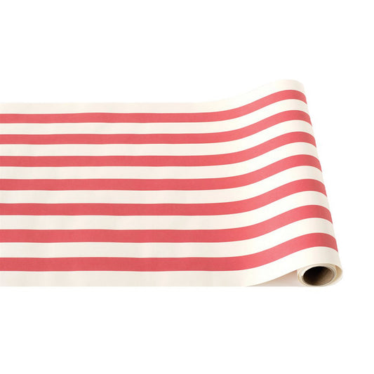Table Runner Paper - Red Classic Stripe