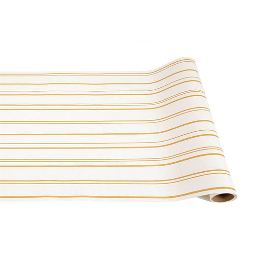 Table Runner Paper - Antique Gold Stripe