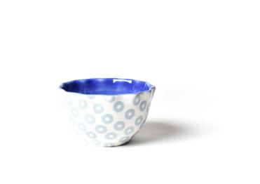 Iris Blue Pip Appetizer Bowl