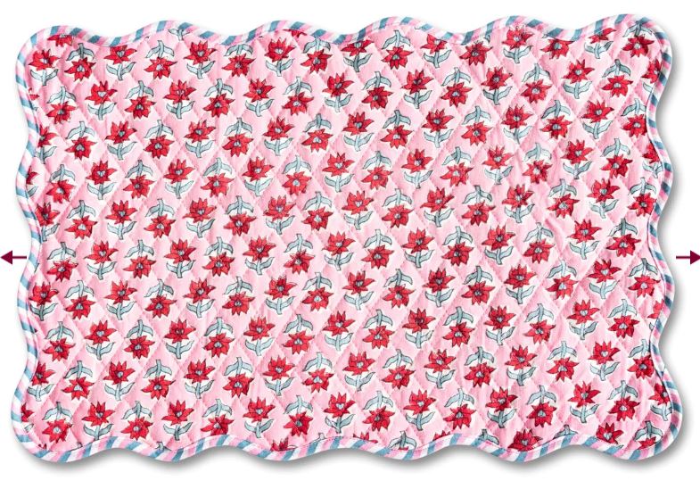 Quilted Placemat Set - Sabrina