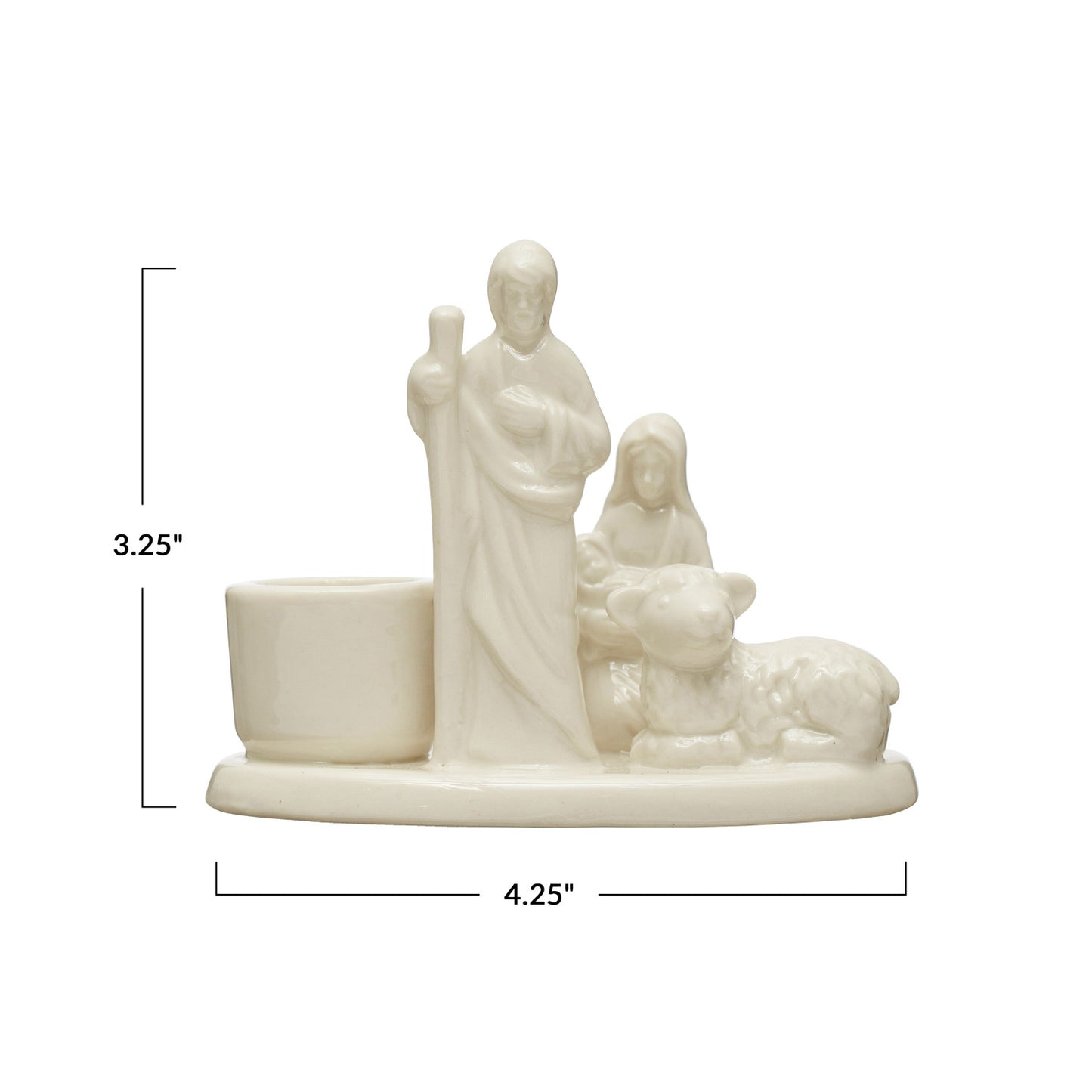 Nativity Taper Holder