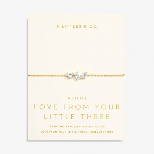 Love From Your Little Three Bracelet