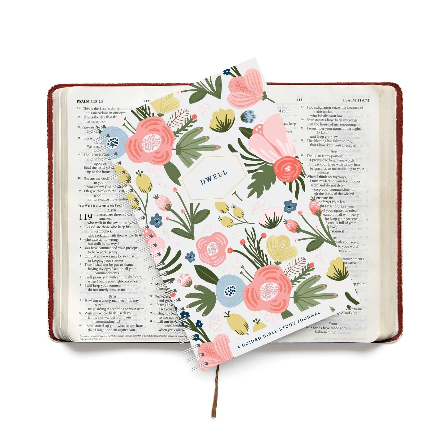 Dwell Bible Study Journal, Fresh Floral