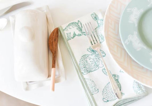 Rabbit Sage Napkin Set