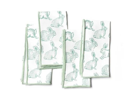 Rabbit Sage Napkin Set