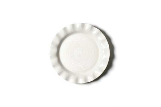 Signature White Ruffle Dinner Plate