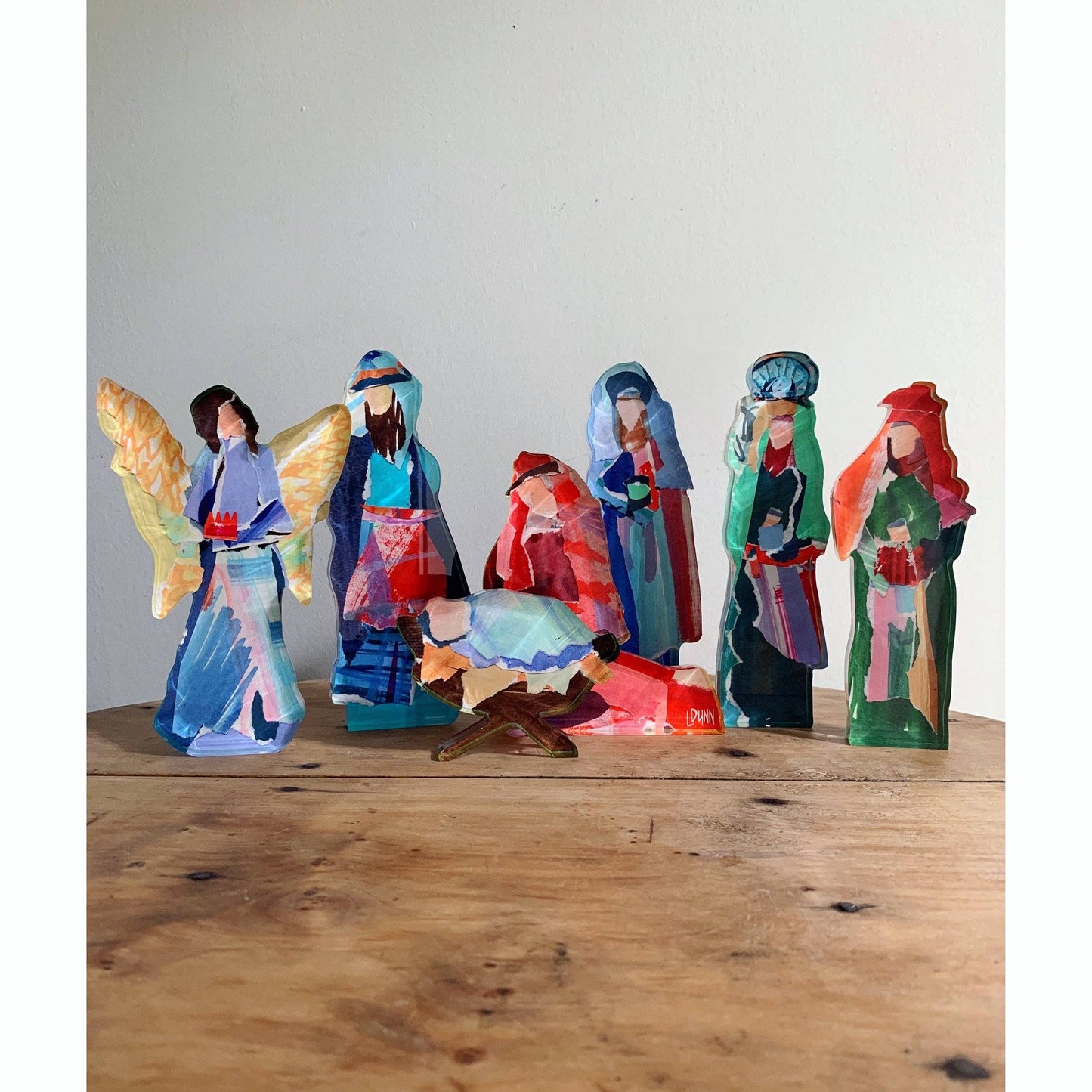 Acrylic Nativity Set, Large