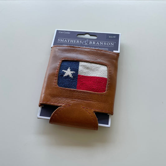 Texas Flag Needlepoint Can Cooler