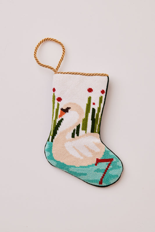 12 Days: 7 Swans-A-Swimming Bauble Stocking