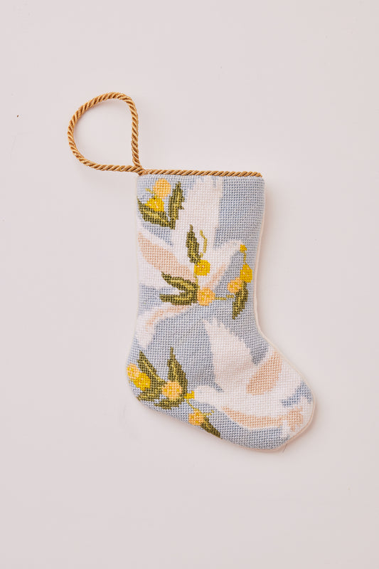 Fig & Dove: Doves of Peace Bauble Stocking